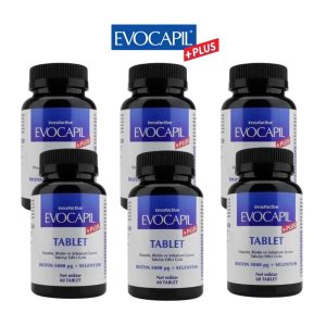 pack 6 vitaminas evocapil plus